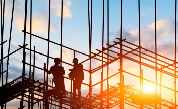 construction worker on construction site