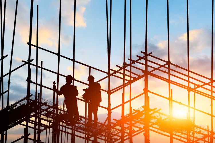 construction worker on construction site